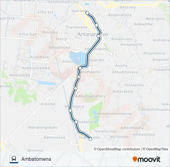 142 Bus Line Map