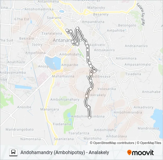 190 Bus Line Map