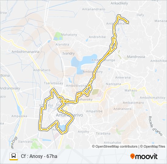 126 bus Line Map