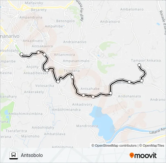 182 Bus Line Map