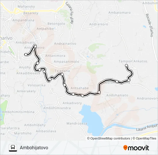182 Bus Line Map