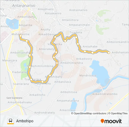 17 Bus Line Map