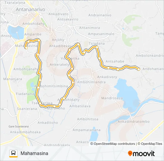 17 Bus Line Map