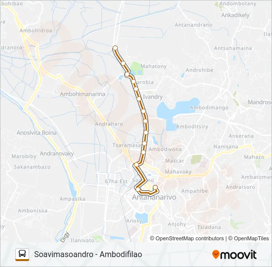 106 Bus Line Map