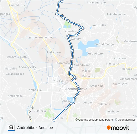 150 Bus Line Map