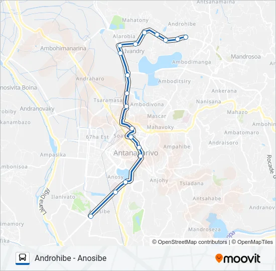 150 Bus Line Map