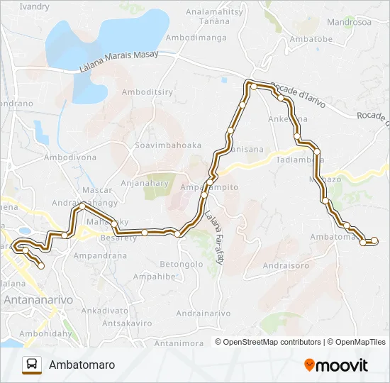 141 Bus Line Map