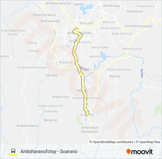 137 Bus Line Map