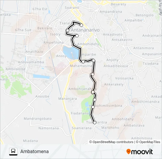 115 Bus Line Map