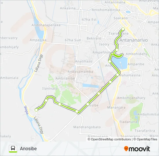 138 Bus Line Map
