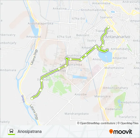 138 Bus Line Map