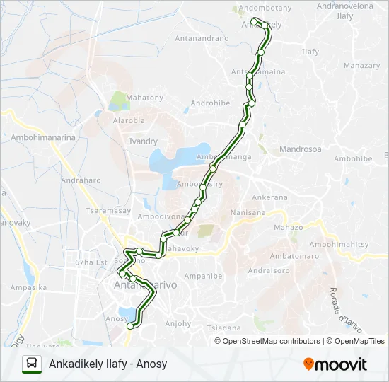 163 Bus Line Map