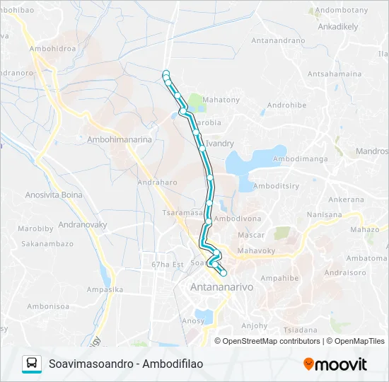 120 Bus Line Map