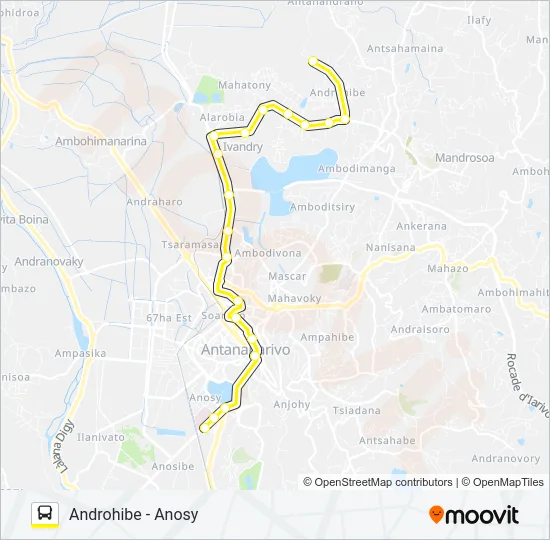 165 Bus Line Map
