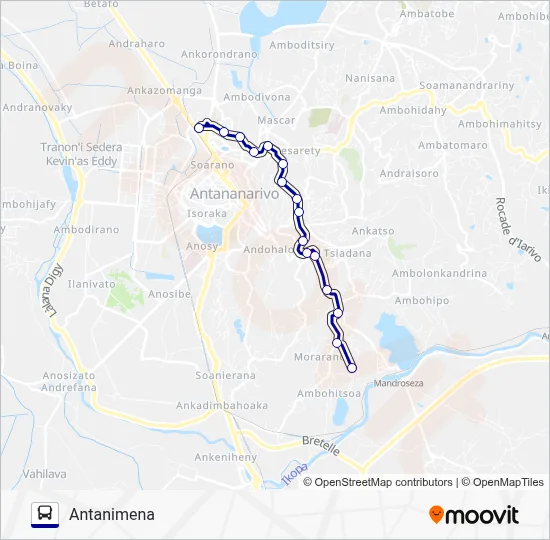 122 Bus Line Map