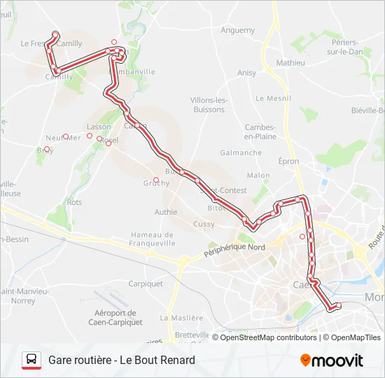 NOMAD 103  Line Map