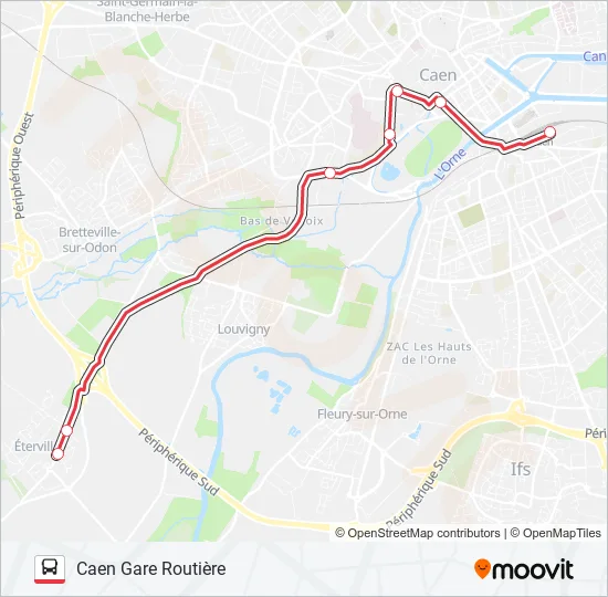NOMAD 105  Line Map