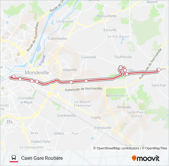 NOMAD 119  Line Map