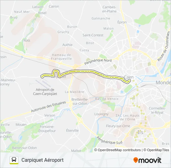 3 Bus Line Map