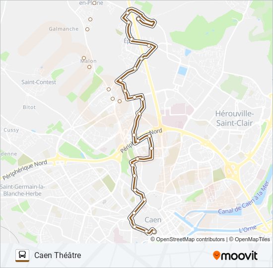 7 bus Line Map