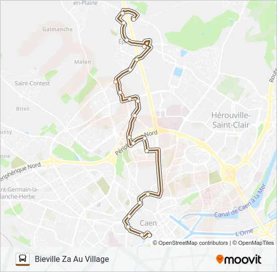 7 Bus Line Map