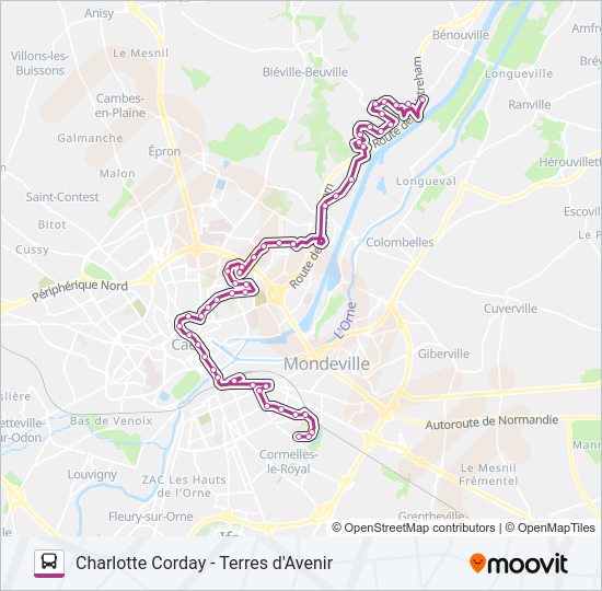 10 bus Line Map