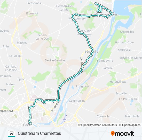 Mapa de 12 de autobús