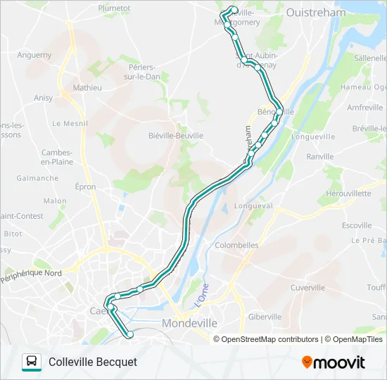 12 Bus Line Map