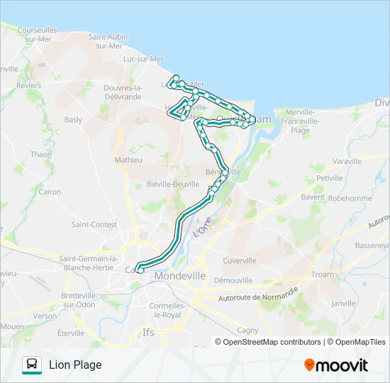 12 Bus Line Map