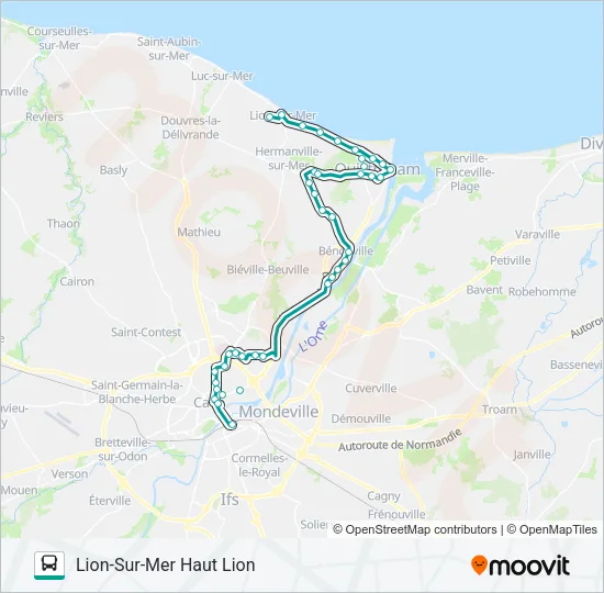 12 Bus Line Map