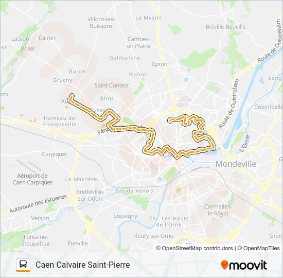 20 Bus Line Map