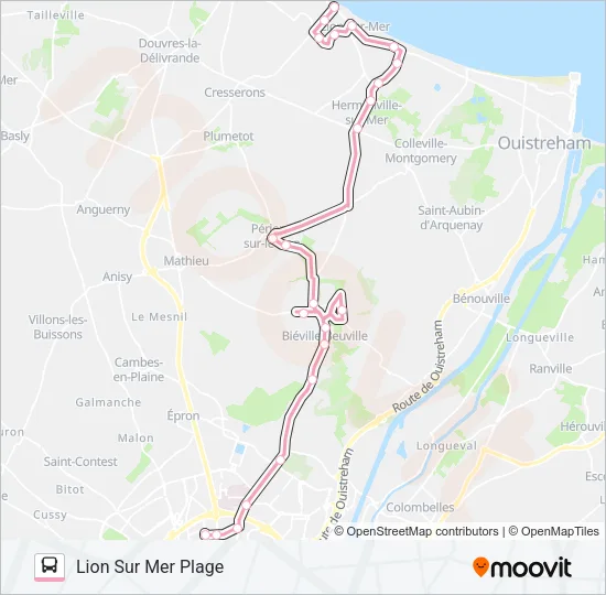 22 Bus Line Map