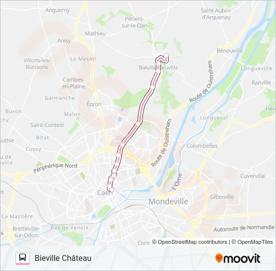 22 Bus Line Map