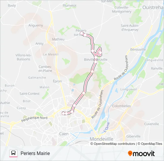 22 Bus Line Map