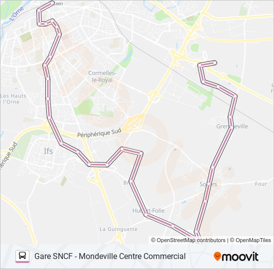 Mapa de 30 de autobús