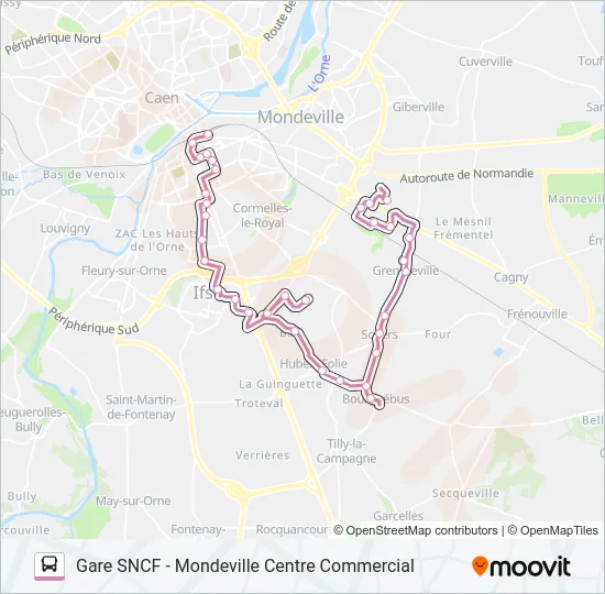 30 Bus Line Map