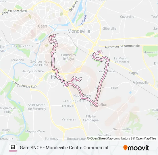 30 Bus Line Map