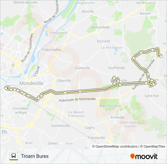 31 Bus Line Map