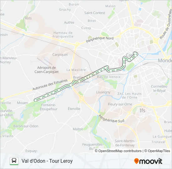32 Bus Line Map