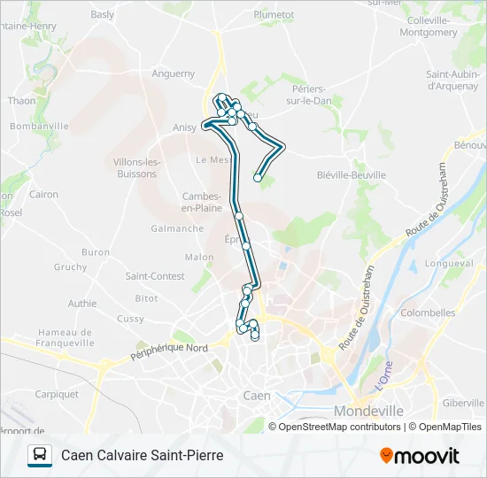 33 Bus Line Map