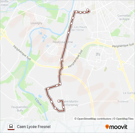 34 Bus Line Map
