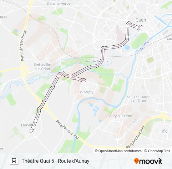 37 Bus Line Map