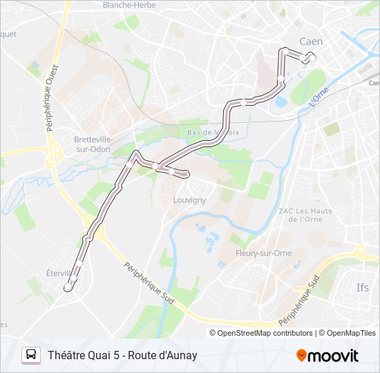 37 bus Line Map