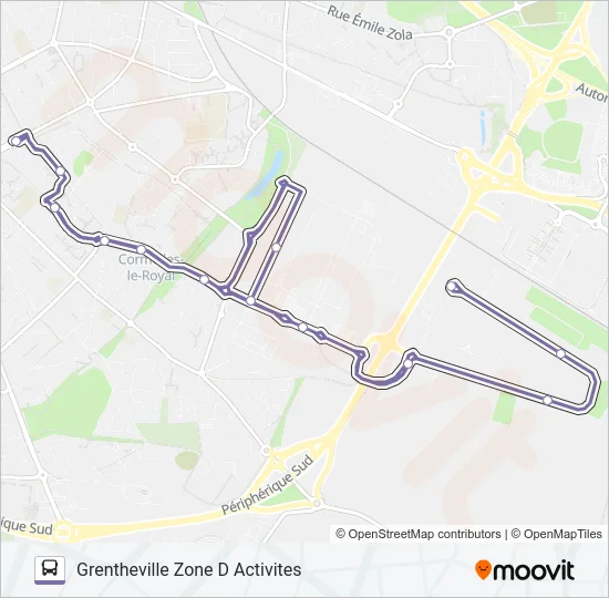 40 Bus Line Map