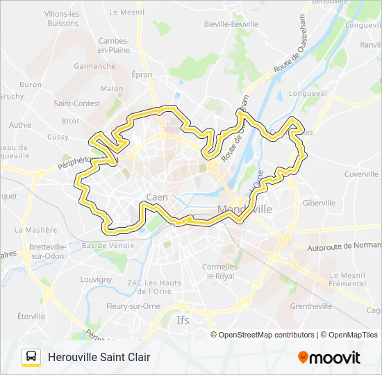 6B Bus Line Map