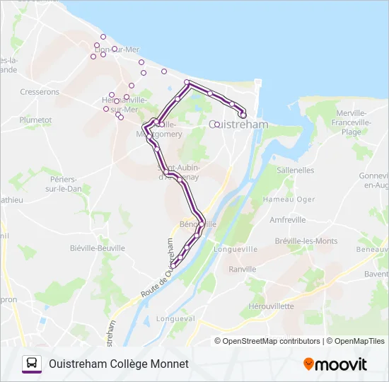 101 Bus Line Map
