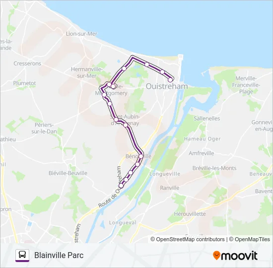 101 Bus Line Map