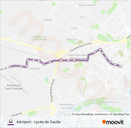 109 Bus Line Map