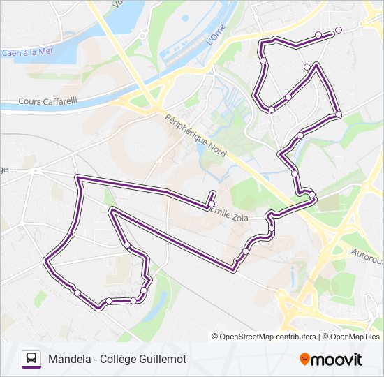 111 bus Line Map