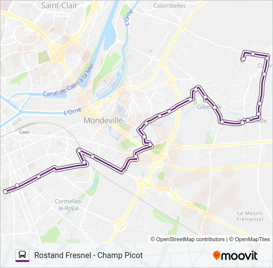 112 Bus Line Map